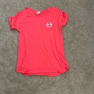 Women’s pink Victorias Secret shirt top large